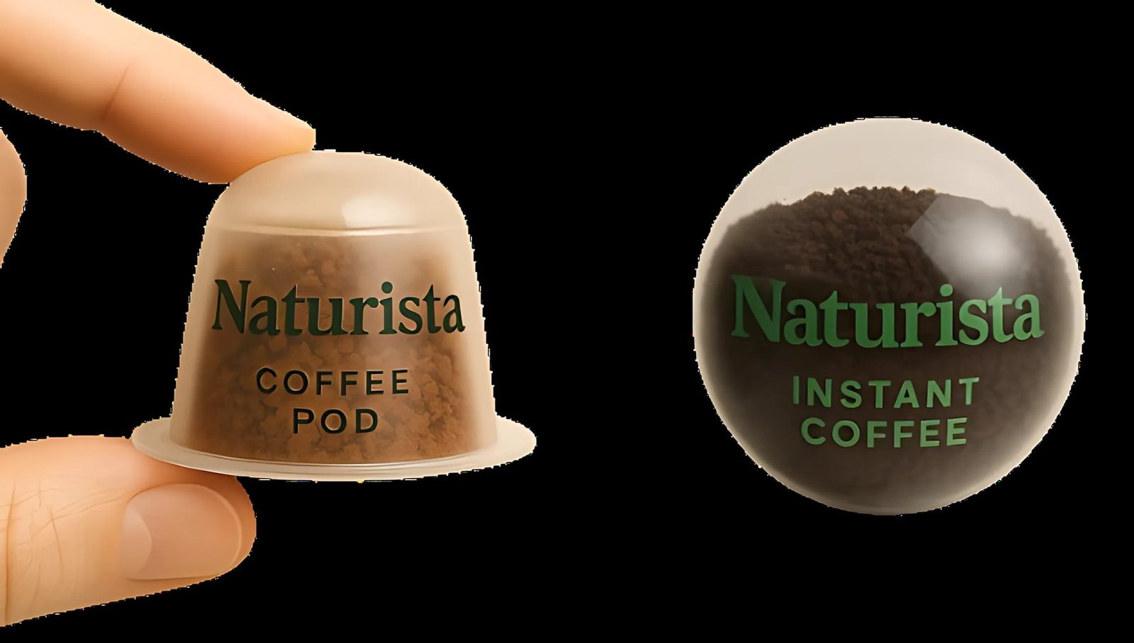 The Naturista machine pod and instant pod